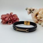 دستبند چرم مستطیل