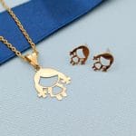 نیم ست دختر مو بافته