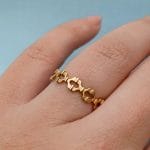 انگشتر ۵ دایره خطی