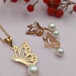 نیم ست پروانه مروارید