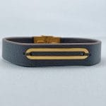 دستبند چرم بیضی