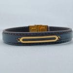 دستبند چرم بیضی