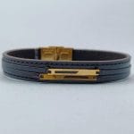 دستبند چرم دو تیکه