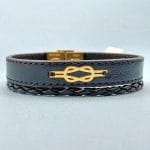 دستبند چرم گره