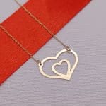 گردنبند دو قلب