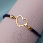 دستبند قلب تیر و کمان