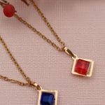 مدال تک سوارسکی مربعی