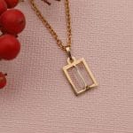 مدال تک سوارسکی مستطیلی