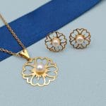 نیم ست گل مروارید