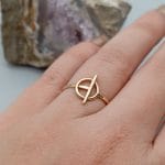 انگشتر دایره T