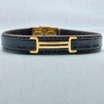 دستبند چرم مستطیل مربع