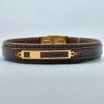 دستبند چرم مستطیل