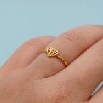 انگشتر طرح الماس