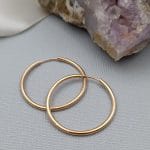 گوشواره حلقه ای اینه ای بزرگ