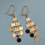 گوشواره پولکی دایره