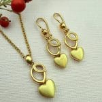 نیم ست قلب ترنج