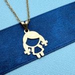 مدال تک دختر مو بافته