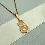 مدال تک شش ضلعی تراش