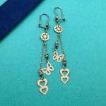 گوشواره البرنادو قلب پروانه