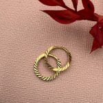 گوشواره حلقه ای تراش