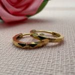 گوشواره حلقه ای تراش