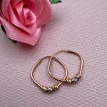 گوشواره مربعی سه گوی