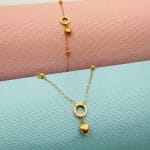 گردنبند و دستبند ایتالیایی  کارتیه قلب