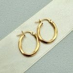 گوشواره بیضی پیچ