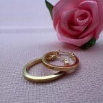 گوشواره بیضی اینه ای