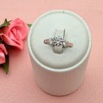 انگشتر سولیتر سه نگین