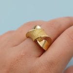 انگشتر آینه ای پیچ