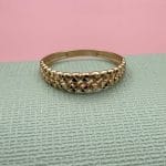 انگشتر دو ردیفه تراش