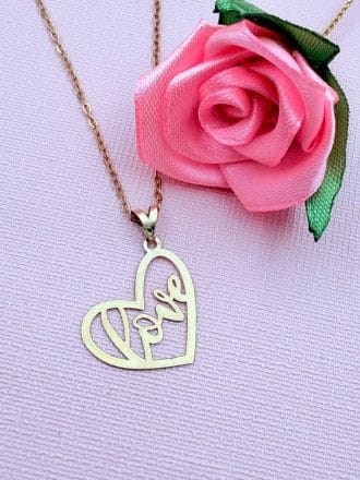 مدال تک قلب Love