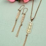 نیم ست مسطتیل گل