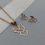 نیم ست قلب پرنده