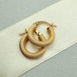 گوشواره ایتالیایی پوست ماری