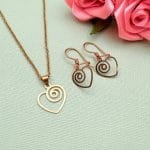 نیم ست قلب پیچ