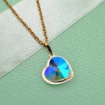 مدال تک قلب آبی سوارسکی