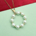 مدال تک دایره مروارید گوی