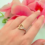 انگشتر مثلث تراش