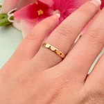 انگشتر حلقه تراش شش ضلعی