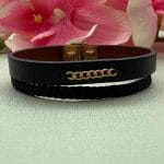 دستبند چرم کارتیه