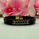 دستبند چرم شش ظلعی