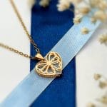 مدال قلب پروانه