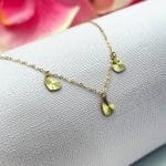 گردنبند قلب تراش