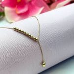 گردنبند ایتالیایی گوی اویز قلب