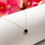 گردنبند ایتالیایی ونکلیف مشکی