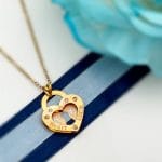 مدال قلب قفل دار