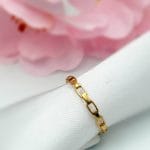 انگشتر مینیمال زنجیری