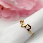 انگشتر قلب ضرباندار